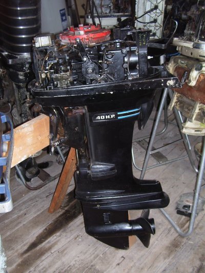 Early 70s Mercury 40 hp electric start, long shaft parts motor for sale